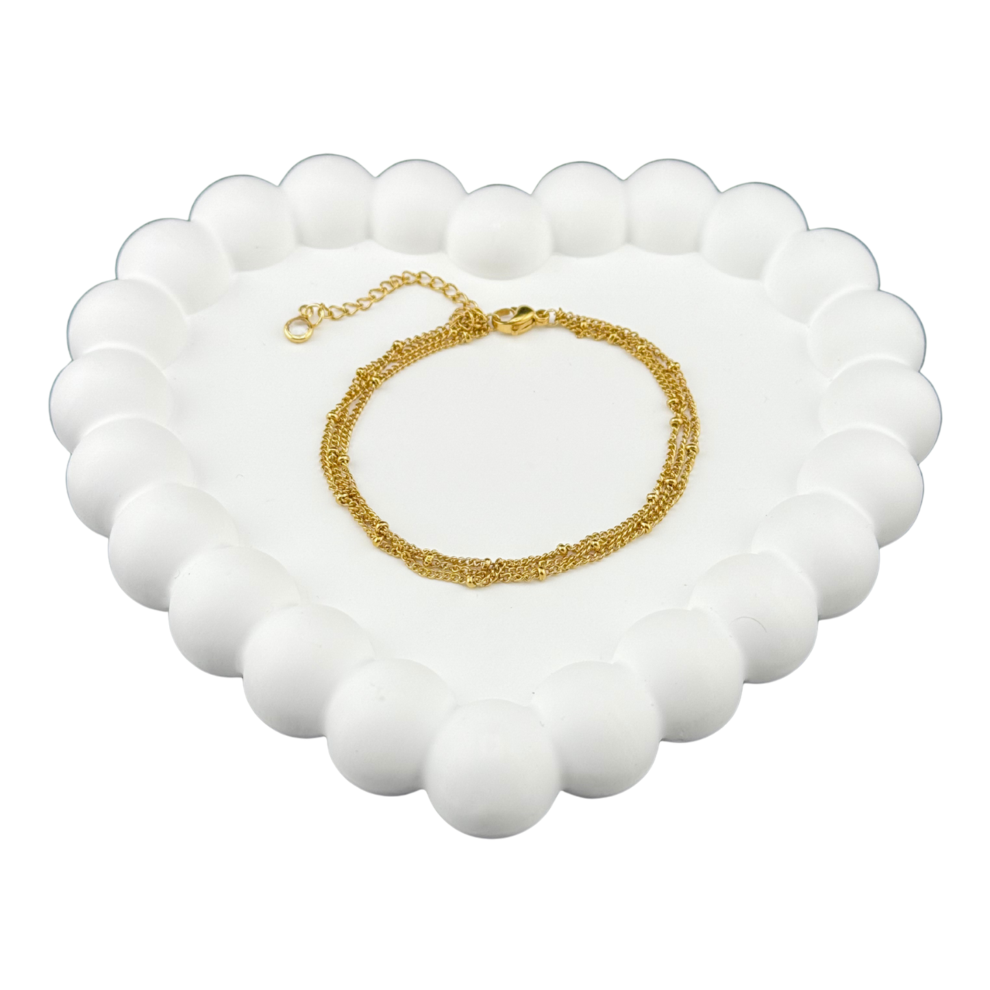 Triple Layered Chain Bracelet