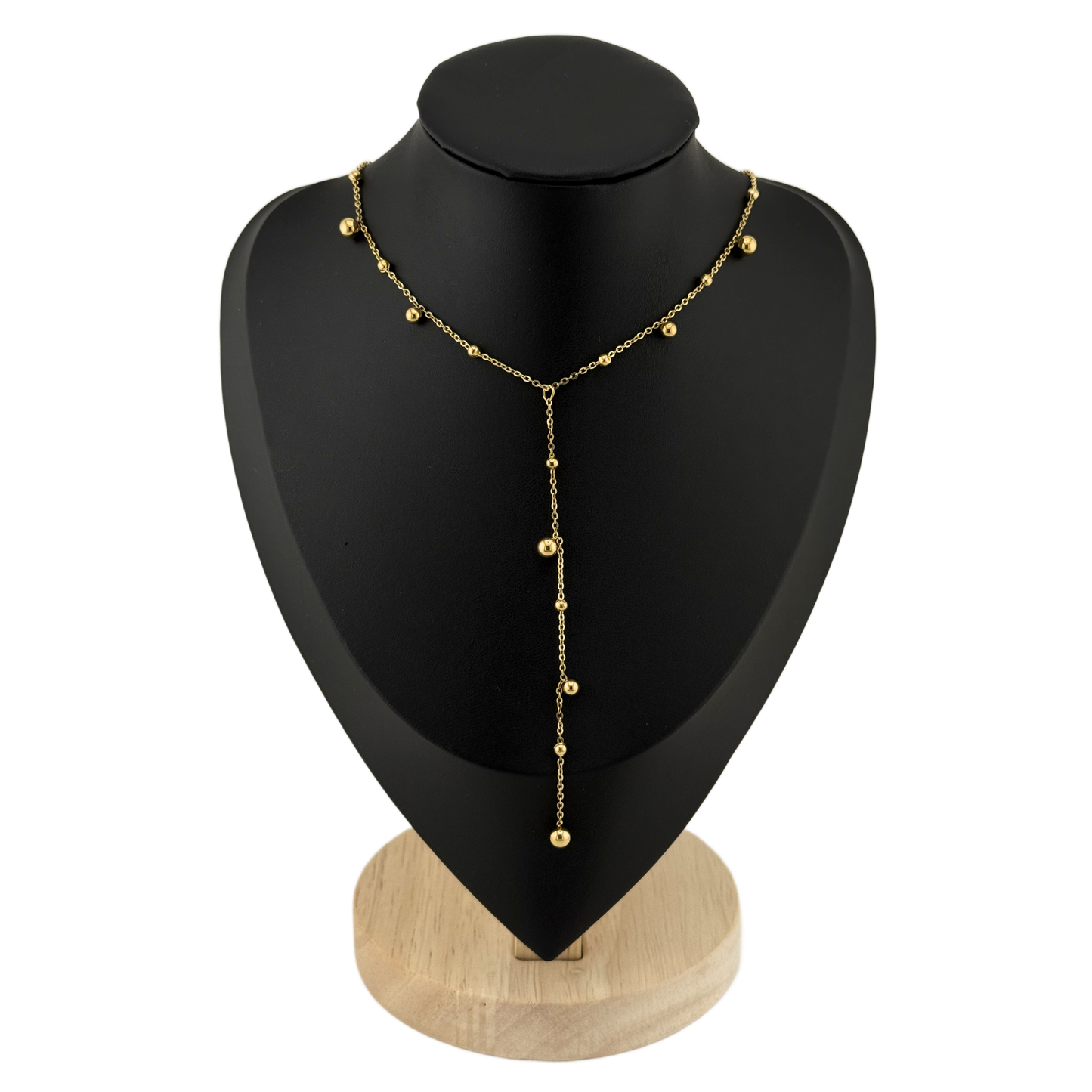Ball Drop Long Pendant Necklace