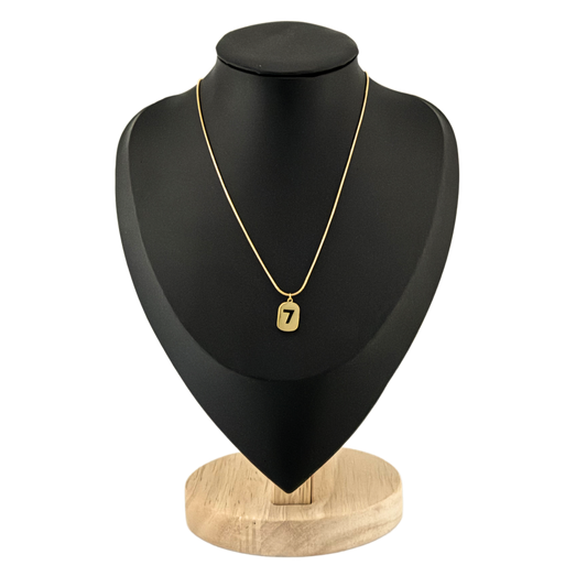 Lucky Number Seven Pendant Necklace