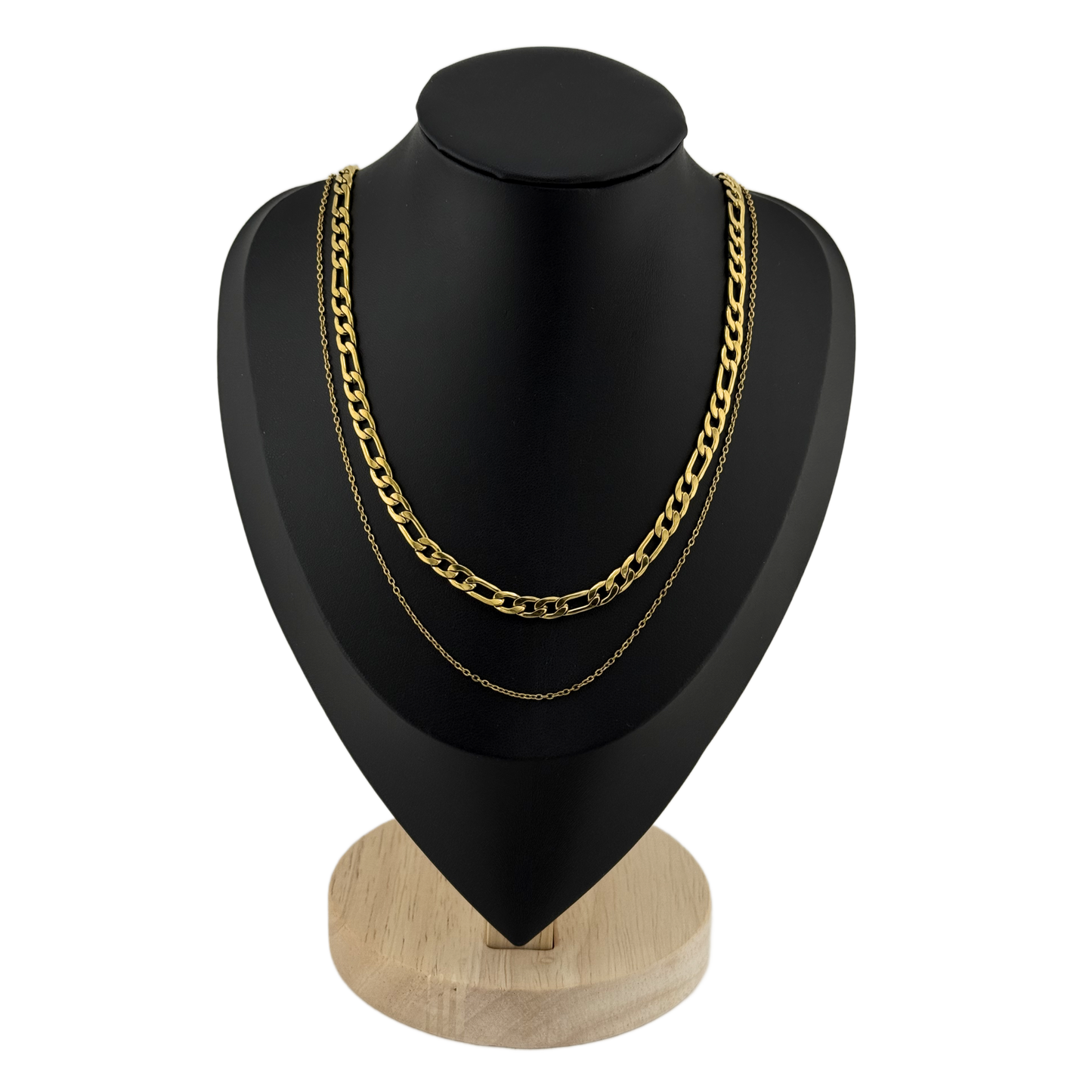 Double Layerd Chain Necklace
