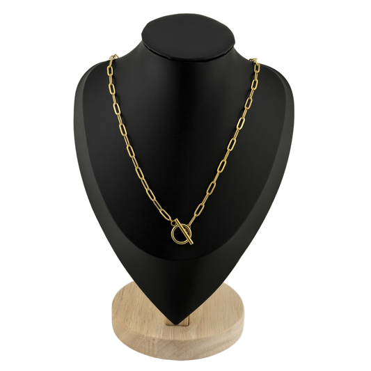 Golden Link Toggle Necklace