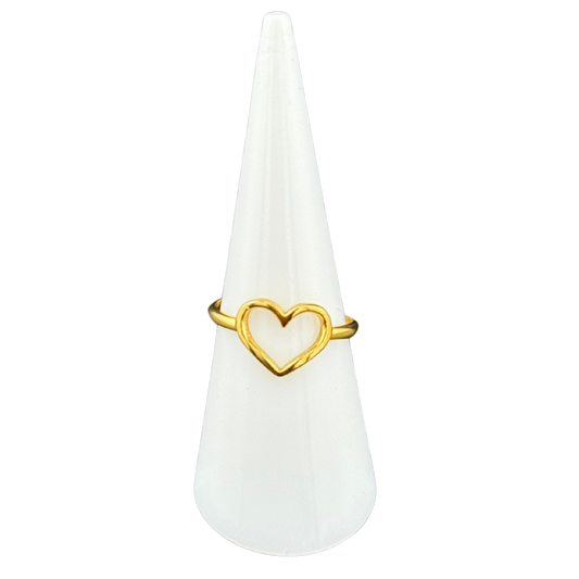 Hollow Heart Ring