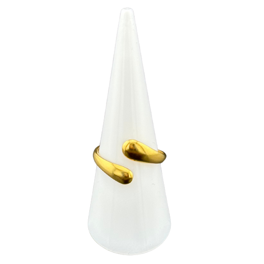 Open Ended Tear Drop Ring