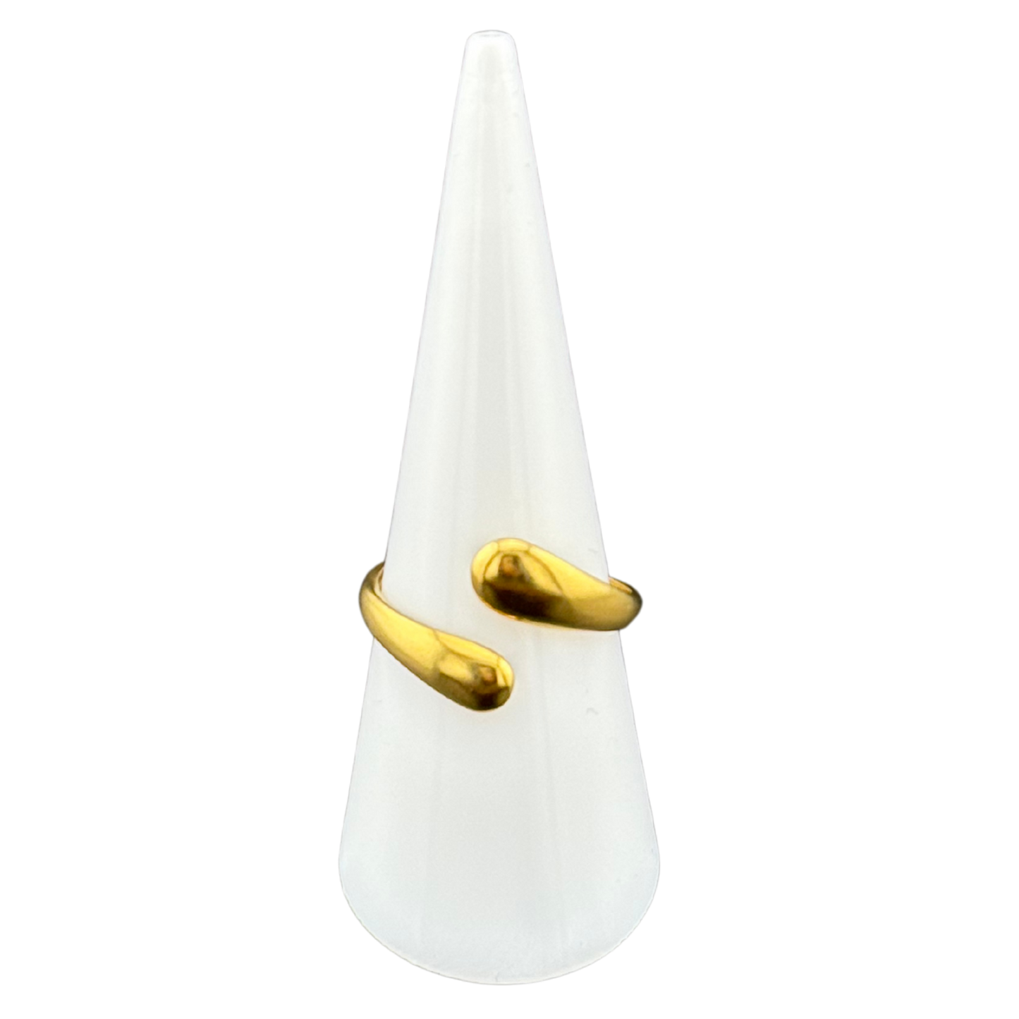 Open Ended Tear Drop Ring